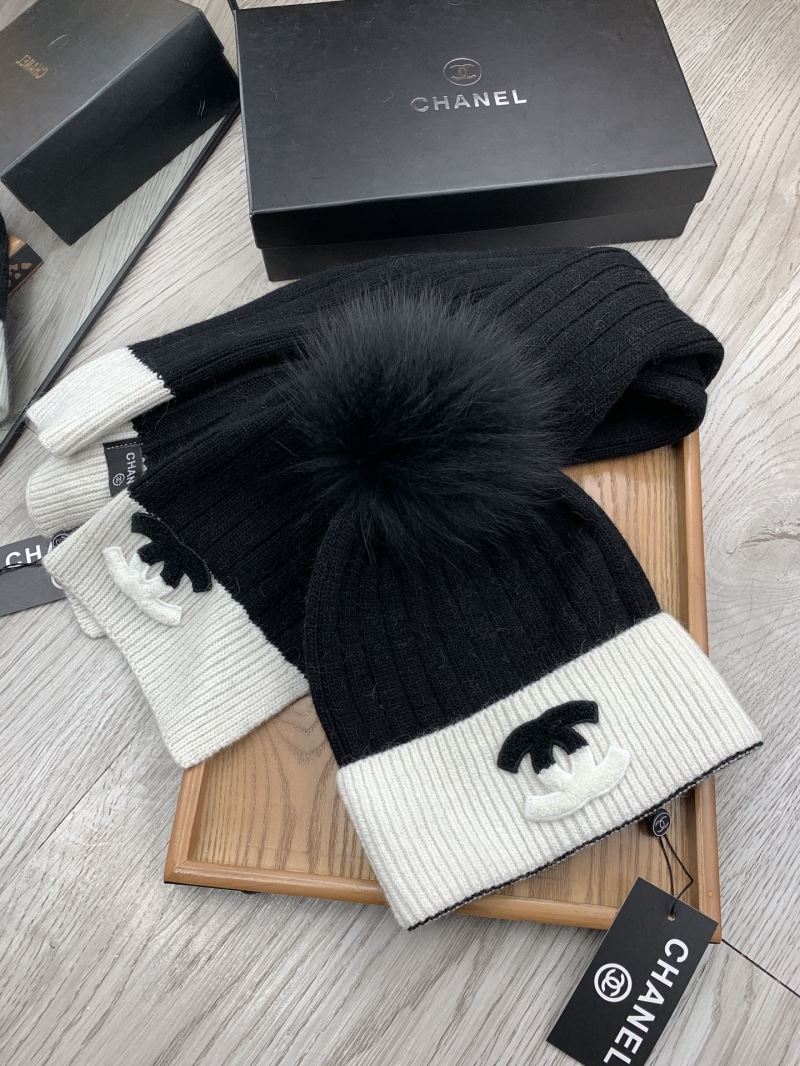 Chanel Caps Scarfs